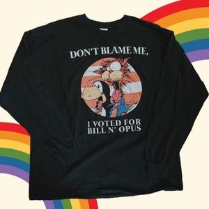 Opus Cartoon Voter Parody Shirt